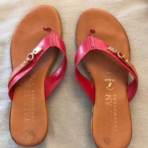 Red sandals